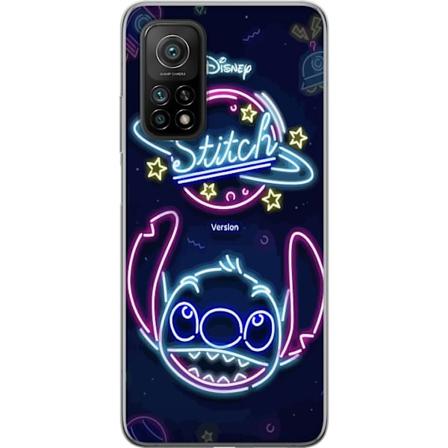 Xiaomi Mi 10T Pro 5G Gjennomsiktig deksel Stitch Neon