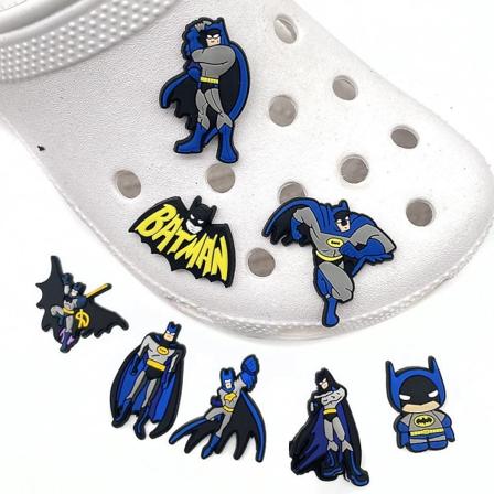 8 st Superhero Batman The Dark Knight skorberlocker för Crocs Clog sandaler dekoration accessoarer presenter