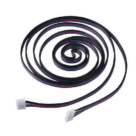 HX2.54 4pin 6pin valkoiset kaksinapaiset johdinkaapelit 3D-tulostimen askelmoottoreille 1500mm