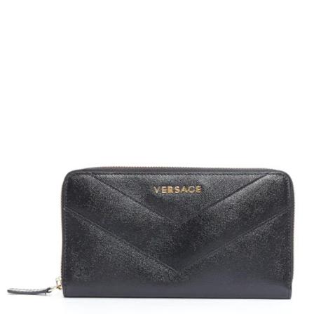 Versace Pre-owned Pre-owned Læder punge Sort, Dame Vintage Accessories, Størrelse: ONE Size