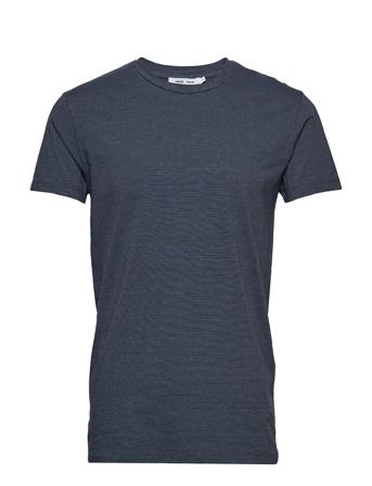 Kronos O-N Stripe 273 T-shirts Short-sleeved Grå Samsøe Samsøe