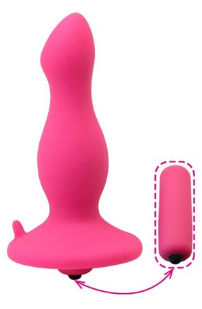 TOYZ4LOVERS Anal Bullet Pink Analplugg med vibrator - Blushme.se
