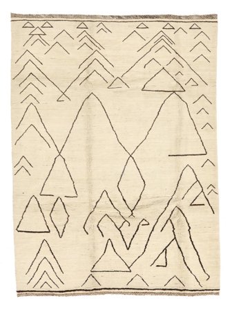 Ruční Vázání Berber Style Koberec 215X296 Vlněný Oranžová/Hnědá