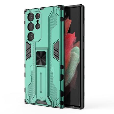 ShockProof Kickstand Cover Galaxy S22 Plus - Grøn Green