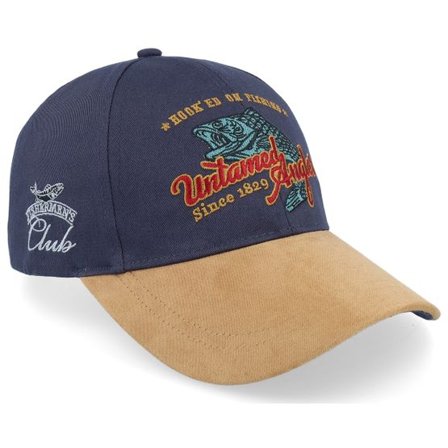 MJM Hats - Blå adjustable Keps - Untamed Angler 41 Organic Cotton Navy Adjustable @ Hatstore
