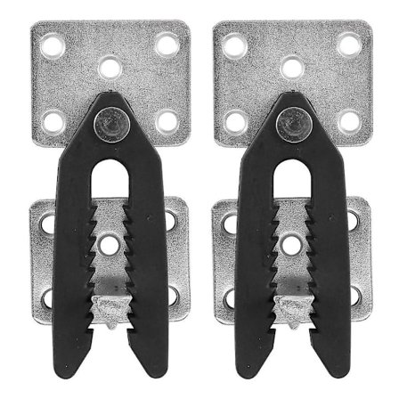 2 stk Sofa Sette Sofaseksjon Forbindelsesbeslag Snap-Stil