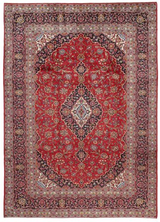 Handgeknüpft Keshan 250X350 Wollteppich Groß