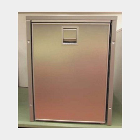 Marco de montaje para refrigerador Isotherm Flush, montaje empotrado, 3 lados, compatible con CR42 & CR49 Elegance, plata