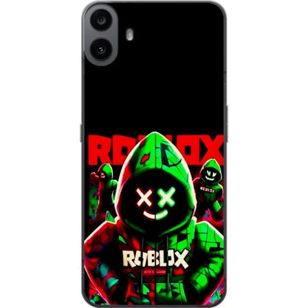 Kompatibel Mobilcover til Nothing Nothing CMF Phone 1 Roblox Shadow Squad Design mørk neon-inspireret stil med grønne og røde kontraster for et fed