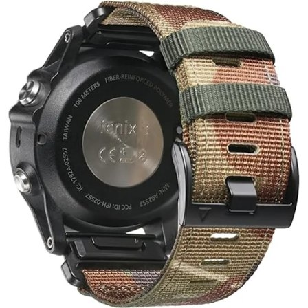 22 26 mm Nylon Militærrem Til GARMIN FENIX7 7X PRO 6 6X Blød Slidstærk Remkrop Til 965 Instinktiv Udskiftning