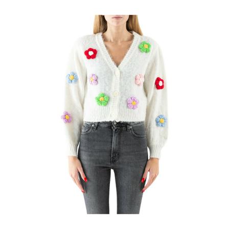 MC2 Saint Barth, Cardigans Wit, Dames, Maat:M