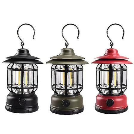 Bærbare Retro Campinglamper Udendørs Camping Professionelle Teltlamper