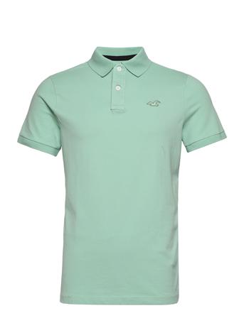 Hco. Guys Knits Polos Short-sleeved Sininen Hollister