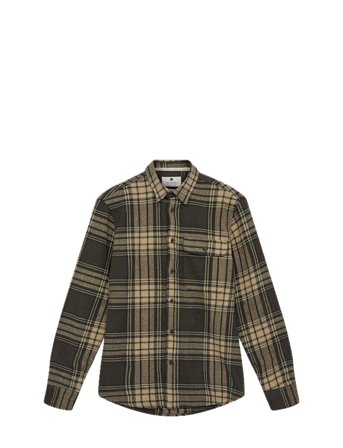 Akleif Heavy Check Khaki Anerkjendt