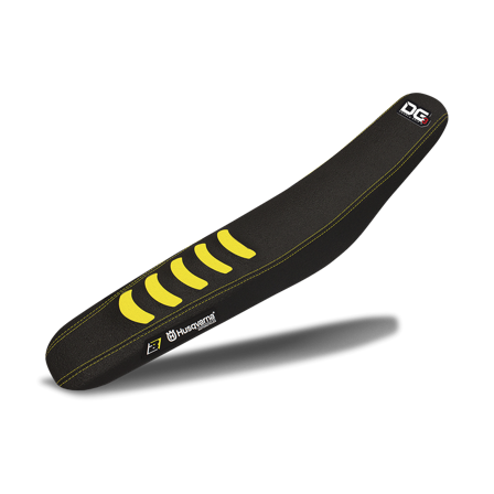 Sitzbankbezug Blackbird Double Grip 3 Schwarz-Gelb - Husqvarna TE 300i 2020-2022