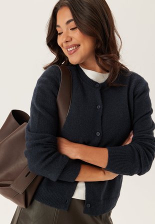 Pieces-Pcmalou Ls Knit Cardigan-XS