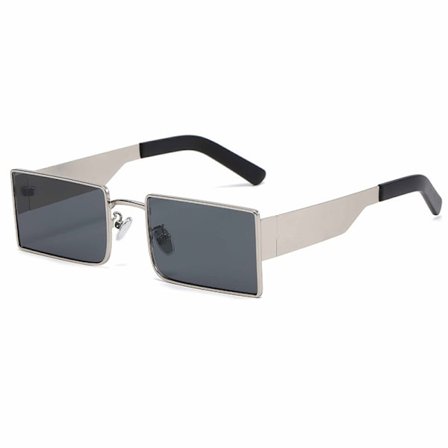 Vintage Rektangulära Smala Solglasögon Retro Fashion UV400 Solglasögon
