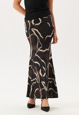 Bubbleroom - Mermaid Maxi Skirt - Patterned - Kläder