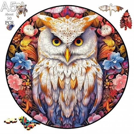 Upeat kukat puiset eläinpalapeli aikuisille lapsille Ihanat lohikäärmeen korkealaatuiset palapelit Brain Twister -lelut