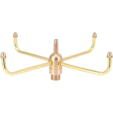 Suihkulähteen suuttimet, uroskierre 4-varsi pyörivä vesisuihkulähdesuutin suihkupää sprinkler puutarhalammelle