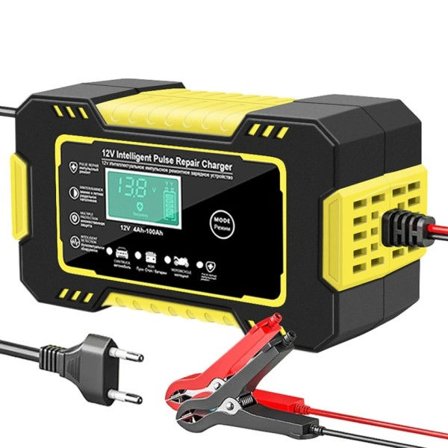 Fuld Automatisk Bil Batteri Oplader 12V Digital Skærm Batteri Oplader