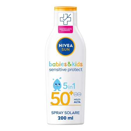 Nivea Sun Latte Solare Kids Sensitive Protect Fp50+ Crema Solare