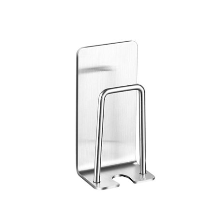 Väggmonterad tandborsthållare i rostfritt stål