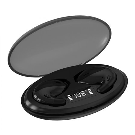 Bluetooth-hovedtelefoner til søvn, støjreducerende hovedtelefoner til sovende, hovedtelefoner til sidesovere (mørk sort)