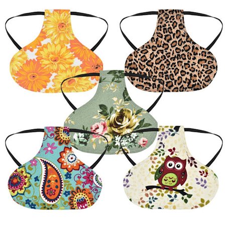 5 kanan vaatetta (5 mallia), siipikarjan höyhenensuojatakki, kaksinkertainen laminoitu höyhenensuoja, painettu kanatakki