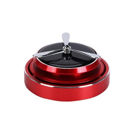 Solar Roterande Parfymhållare Bil Aroma Ornament RÖD PARFYM