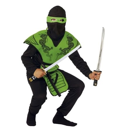 Utkledning Ninja Grønn Størrelse 160