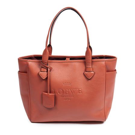 Loewe Pre-owned, Pre-owned Shoulder Bags Oranje, Dames, Maat:ONE Size