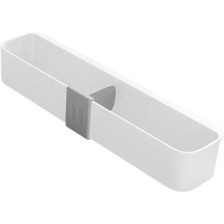 Multifunktionell badrumsförvaring för att spara utrymme utan borrning, förvaringsställ för badrumsskor för hem och husbil (vit)