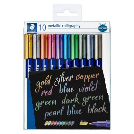 Staedtler Kalligrafi set Metallic 10-pack