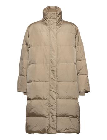 Down Lucky Coat Fodrad Rock Beige Bruuns Bazaar