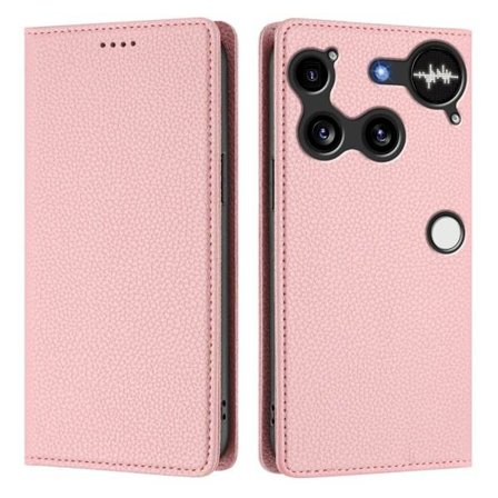 Nothing Phone (3) 5G Wallet Cover RFID Blocking PU Leather - Pink