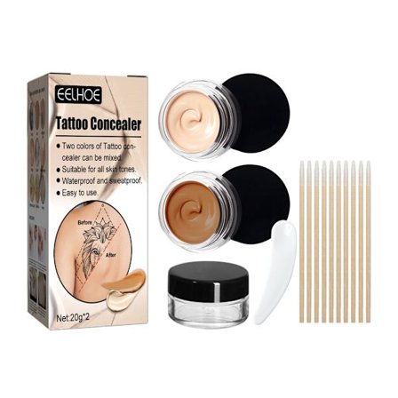 Concealer Makeup för Långvarig Full Täckning Krämig Finish för Kroppstäckning