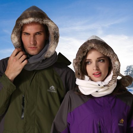 Vinter Dammössa Varm Mode Öronskydd Vindtät Scarf