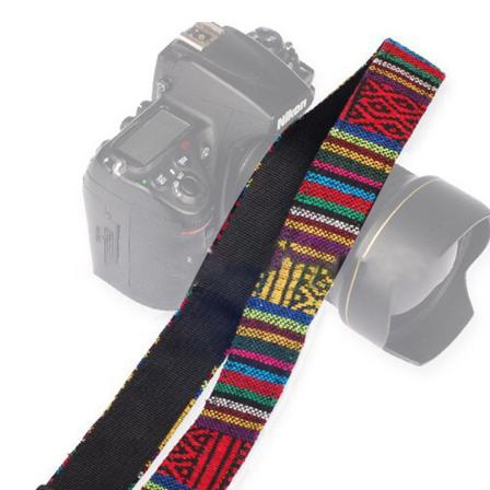 Vevd vintage kamerarem for alle DSLR-kameraer, brodert elegant universell nakke- og skulderrem, blomstermønstret rem for mannlige og kvinnelige 