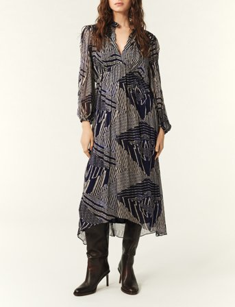 ba&sh Dress Antal - Blue - 34