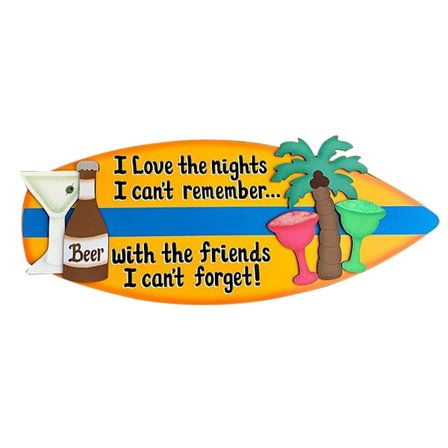 Surffilautailla Koristellut Seinäkoriste Riippuva Puinen Surffilauta - B