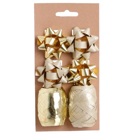 Presentsnöre & Rosett Kit Guld