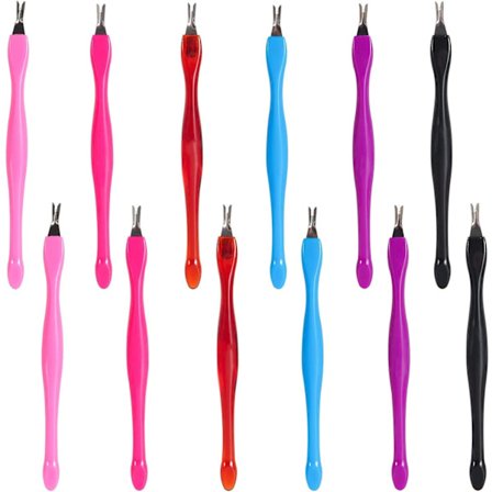 12 stk. neglebåndsfjerner trimmer pusher manicure død hud