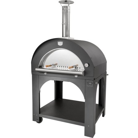 Clementi forni Pulcinella Vedfyrt Pizzaovn 100x80 cm, Antrasitt' - 'Antracit