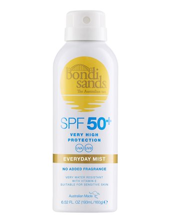 Bondi Sands Spf 50+ Everyday Aerosol Mist Spray - Nude - 160 G