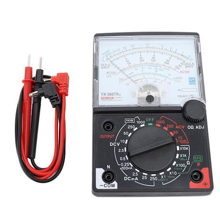 YX 360TRn pekertype multimeter med høy nøyaktighet industriell analog multimeter for elektrisk reparasjon