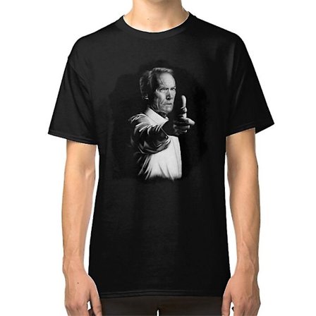 Clint Eastwood Kunst T-shirt