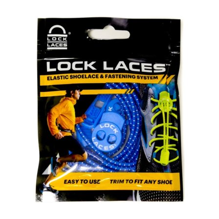 Lock Laces No Tie Shoelaces shoe accessories Blue OneSize