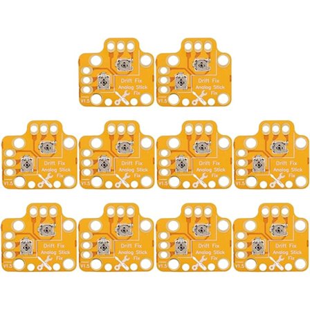 Drift Repair Board, 10 St Gold Universal 3D Analog Stick Drift Fix Mod Hållbar Lätt Att Använda Gamepad Analog Stick Drift Fix Mod för PS4, PS5,