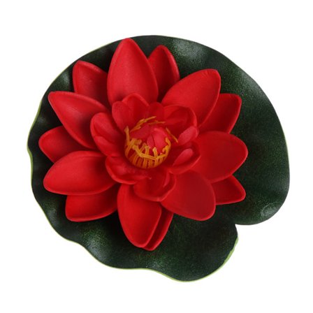 Kunstige falske flydende blomster Lotus Åkande Planter Have til Tank Pond De